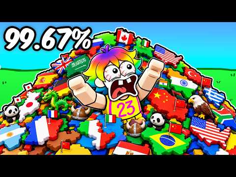 I Sorted EVERY COUNTRY in the WORLD 100% in ROBLOX! 🌎