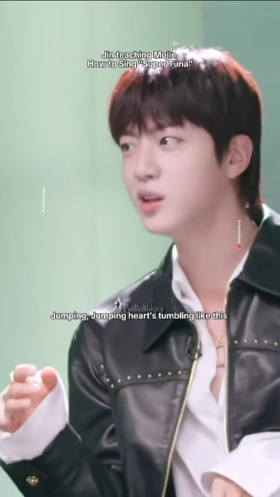 Jin teaching Mujin How to Sing 'Super Tuna'