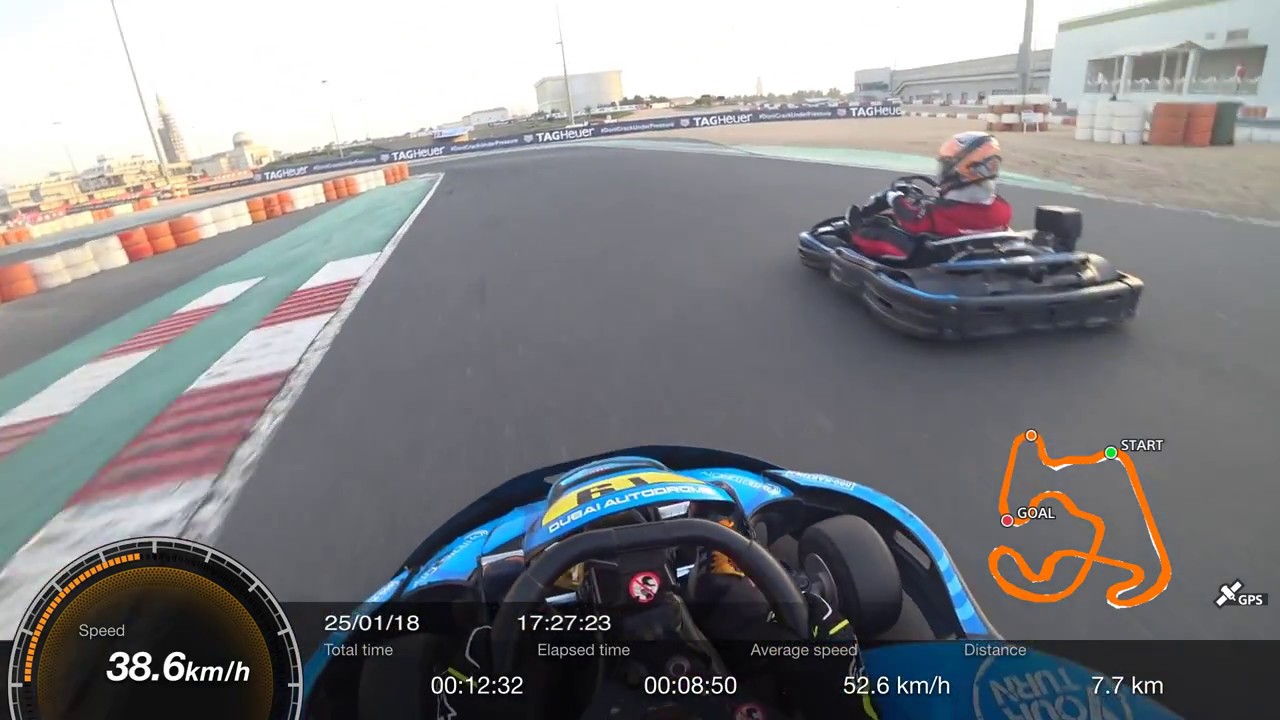 Dubai outdoor karting 2018 YouTube