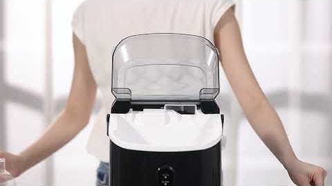 Nugget Countertop Ice Maker with Soft Chewable Ice 34Lbs24H Pebble Portable Ice Machine