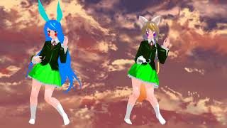 MMD x FNS Devil apple AjaAGirls