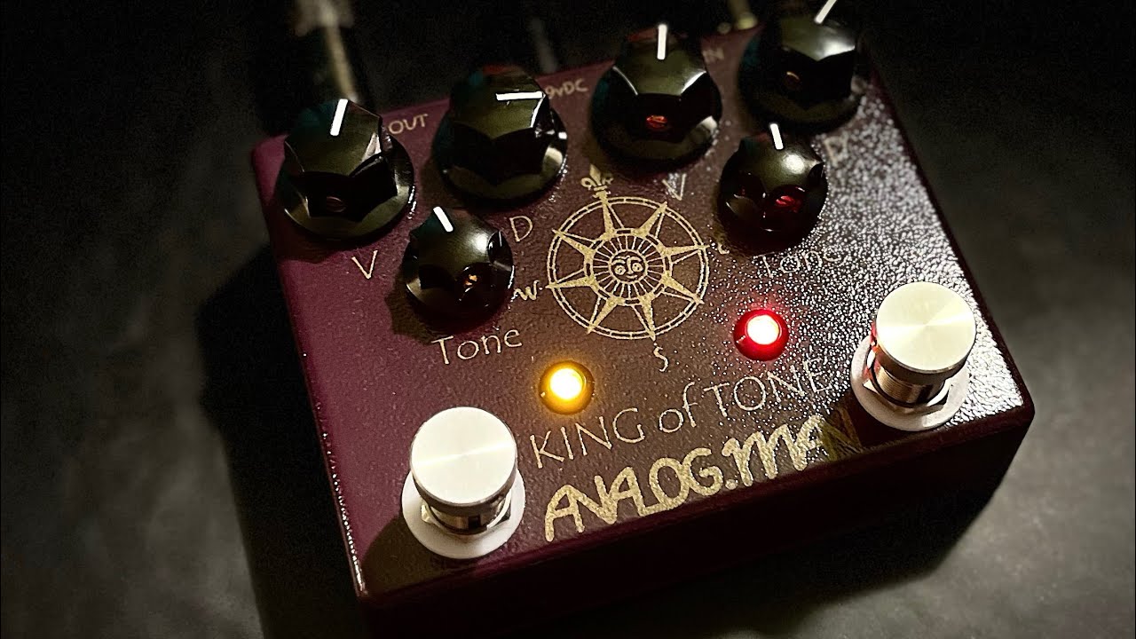 Analogman King Of Tone Touch Sensitive Overdrive - YouTube