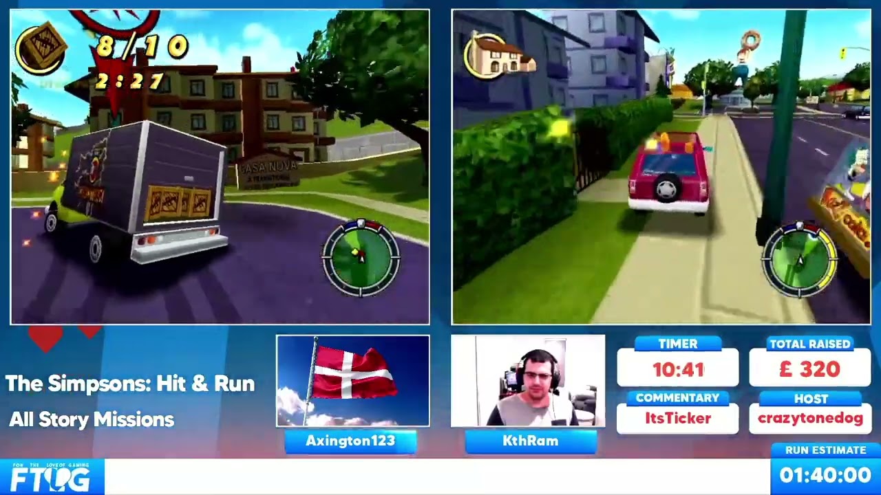 The Simpsons: Hit & Run (All Story Missions) in 