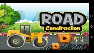 เกมส์ สร้างถนน คนกรีต : Road Contruction By Excavator For Kids screenshot 1