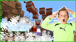 TNT TROLLING in Minecraft SkyWars