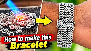 How to Make a Silver Chain Bracelet | Handmade Jewelry Making Tutorial