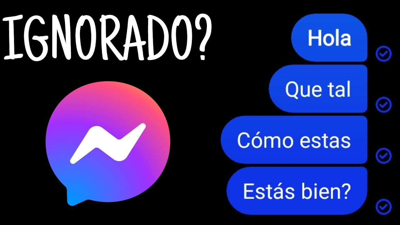 COMO saber si me IGNORAN en MESSENGER - YouTube