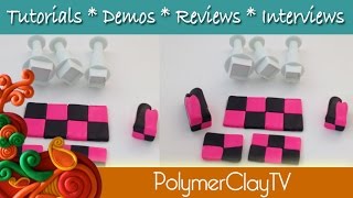 Learn How to Make a Polymer Clay Checkerboard and Cane the Easy Way
