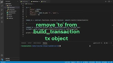 USDT TRANSFER USING WEB3 PY BOT...