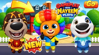 Talking Tom Gold Run Big Update! New Characters Goalkeeper Ginger, Aqua Hank and Mamba Ben Gameplay screenshot 2