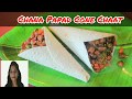 Chana Papad Cone Chaat चना चाट [1 secret ingredient] Chana Chaat recipe