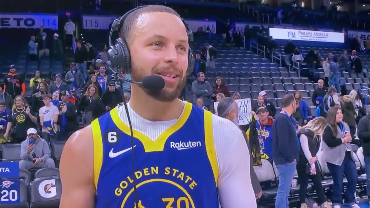 Steph Curry on Breaking Wilt Chamberlain’s ALL TIME Field Goals made