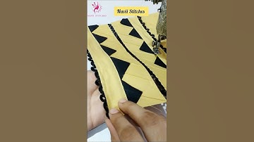 Design with joint Lace And Triangles Using Sewing Tips And Tricks #shorts #shortsfeed #sewinghacks