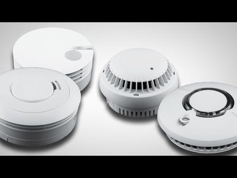 Kammer Rauchmelder Metall Feuer Sicherheit Quelle Silbern Gerät Sensor Smart