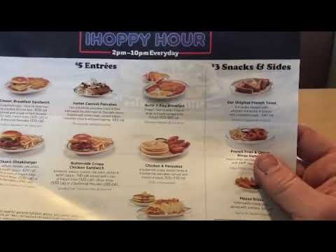 IHOP announces new afternoon and evening value menu for 'IHOPPY