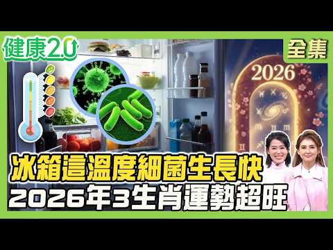 用錯漂白水竟大白肺 浴室除霉大掃除5神器！冰箱這溫度細菌生長快！小物收納3技巧！2026火馬年3生肖運勢、事業超旺！健康2.0【完整版】#陳欣湄#韋汝#柳朋馳#譚敦慈#錢毅#湯鎮瑋