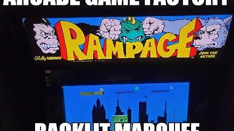 Arcade1Up Backlit Marquee from The Arcade Game Factory