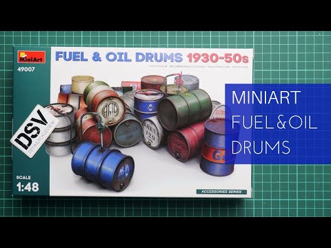 Video: MiniArt 49007 sudy na pohonné hmoty a olej 1930–50 (1/48)
