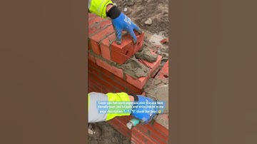 Satisfying bricklaying, 💰💰💰 subscribe for more. #asmr #construction #bricklaying #oddlysatisfying