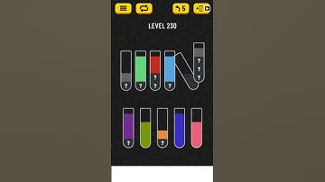 【Water Sort Puzzle】 Level 230