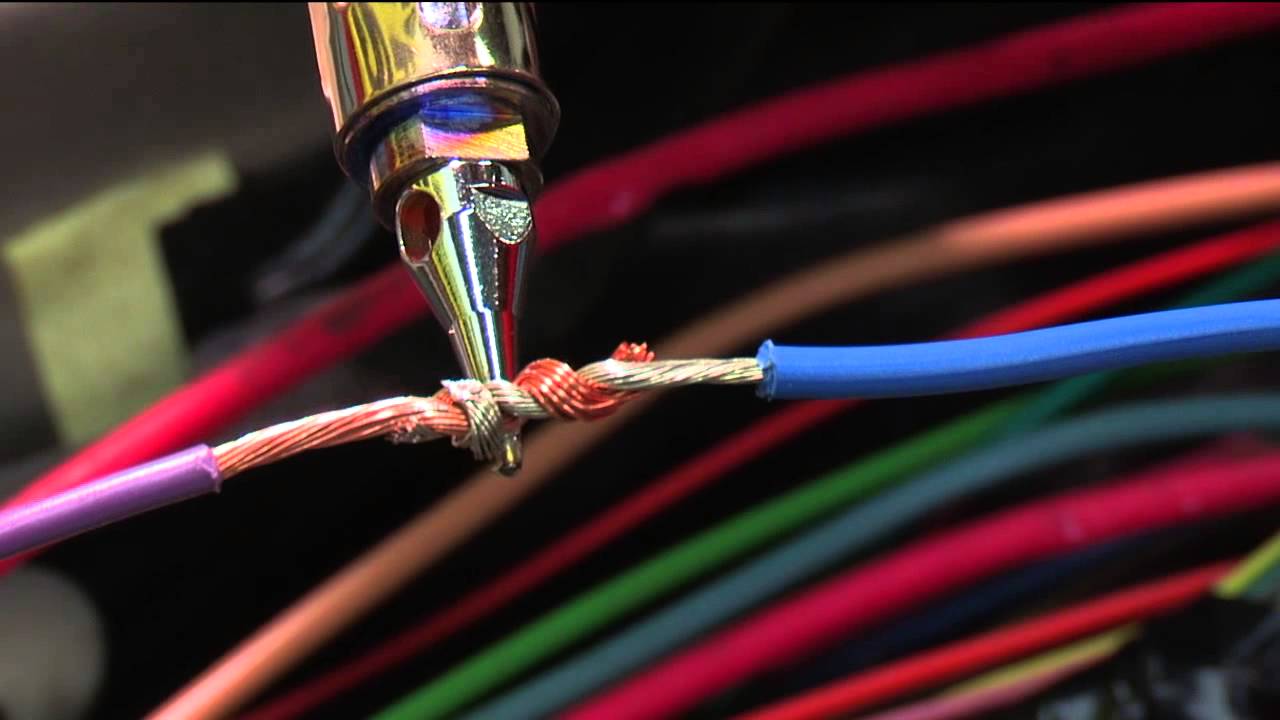 Automobile Harness and Wire Repair, How to Solder and ... automotive engine wiring harness wires 