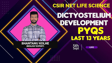 Dictyostelium Development PYQs | CSIR NET Life Science PYQs | Developmental Biology