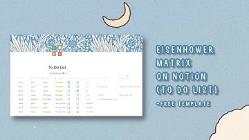 Task Management using Eisenhower Matrix on Notion (+free template)