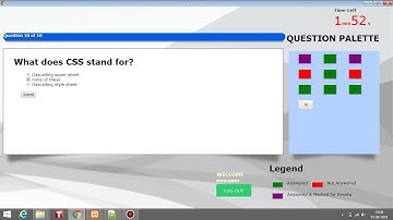 create online exam like BITSAT exam,online IIT JEE MAIN using JAVASCRIPT , PHP , MYSQLi  , CSS