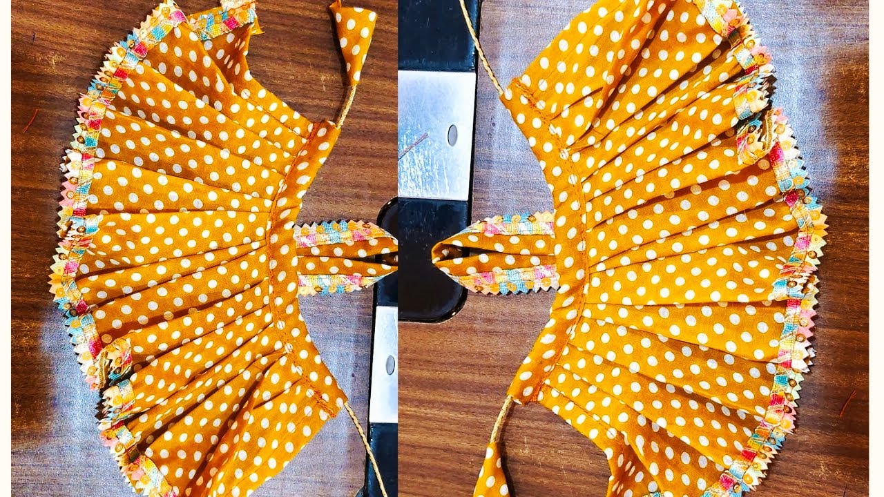 How to make laddu Gopal summer dress / how to make laddu Gopal cotton dress #cottondress  