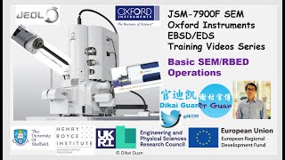 JEOL JSM-7900F SEM Oxford Instruments EBSD/EDX training 3:Basic SEM/RBED Operations