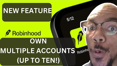 How to Open Multiple Accounts on Robinhood | New Feature Tutorial