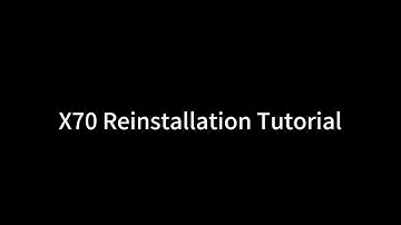 Cubot X70 Reinstallation Tutorial - EN