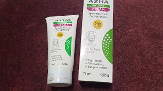 كريم أزهى لتفتيح البشره !!!azha cream