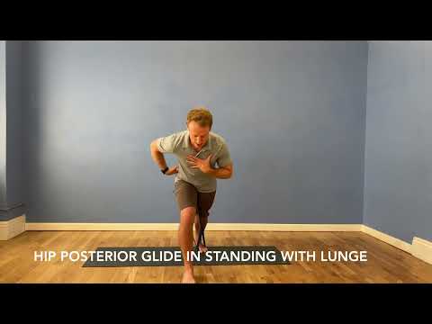 Hip Posterior Glide In Standing With Lunge