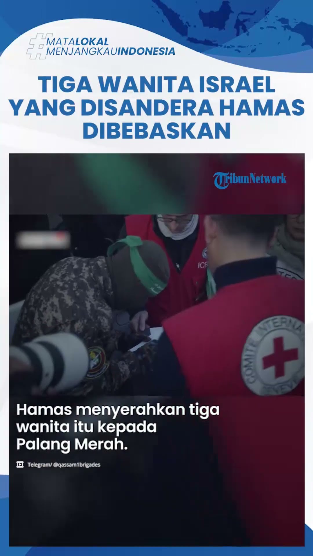 Momen Hamas Bebaskan Sandera, Kondisi 3 Wanita Israel yang Disandera Sehat Bugar Senyum Bahagia