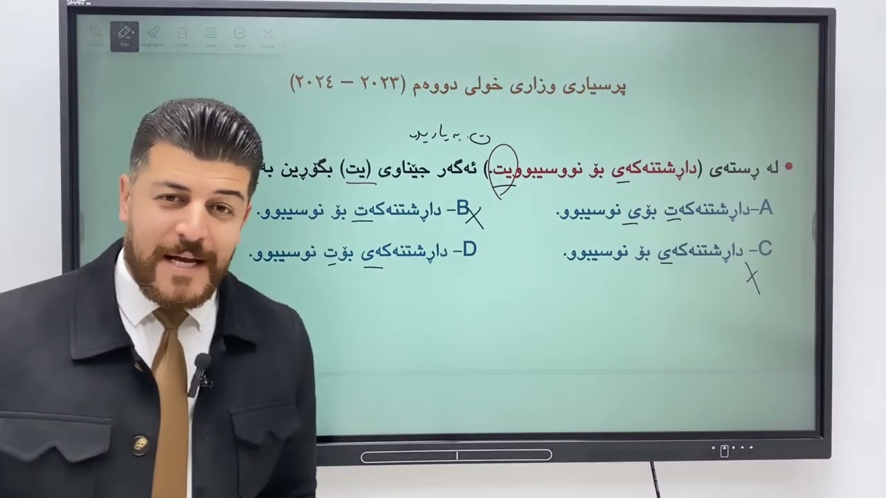 پرسیاری فکری بە ڕێگای ئاسان وەڵامبدەوە.