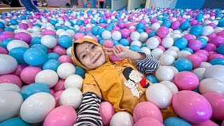 AQILA DAN PAPA BERMAIN SEPUASNYA DI PLAYGROUND HAPPY KIDDY PGC