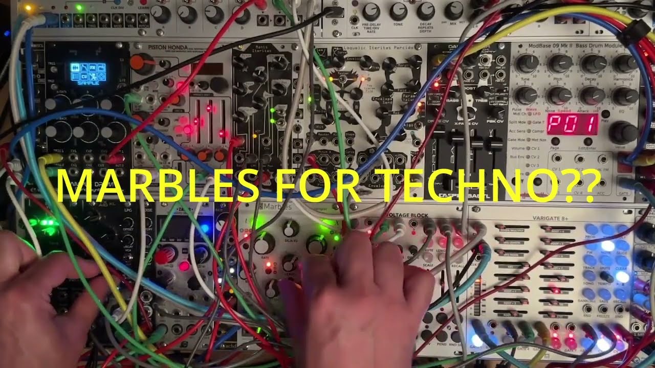 Marbles for Techno?? // Generative Eurorack Live + Octatrack