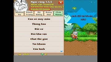 Cách đổi tài khoản ngọc rồng online trên điện thoại ( chỉ ảo )