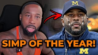 Michigan Football Coach Sherrone Moore Just Won Simp Of The Year!
