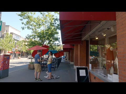 Nanaimo BC Canada. Downtown Area Walking Tour. Beautiful British Columbia.