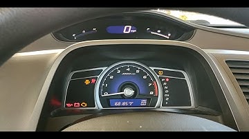 Honda Civic TPMS Reset (2006 - 2011) Without TPMS button. Tire pressure reset - the quick answer