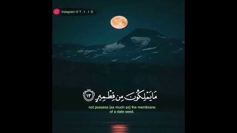 يولج الليل في النهار ويولج النهار في الليل❤️🕊 | سورة فاطر 🖤