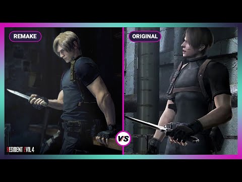 Resident Evil 4 Remake, Original VS Remake, Capcom Showcase Graphics  Comparison