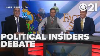Political insiders weigh in on budget battle, Kenyatta's journey & Kamala Harris latest
