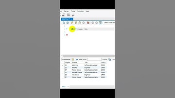 Select Command In Open Office #dbms #short #dml #query #shortsvideo #youtube #ytshorts #402 #it