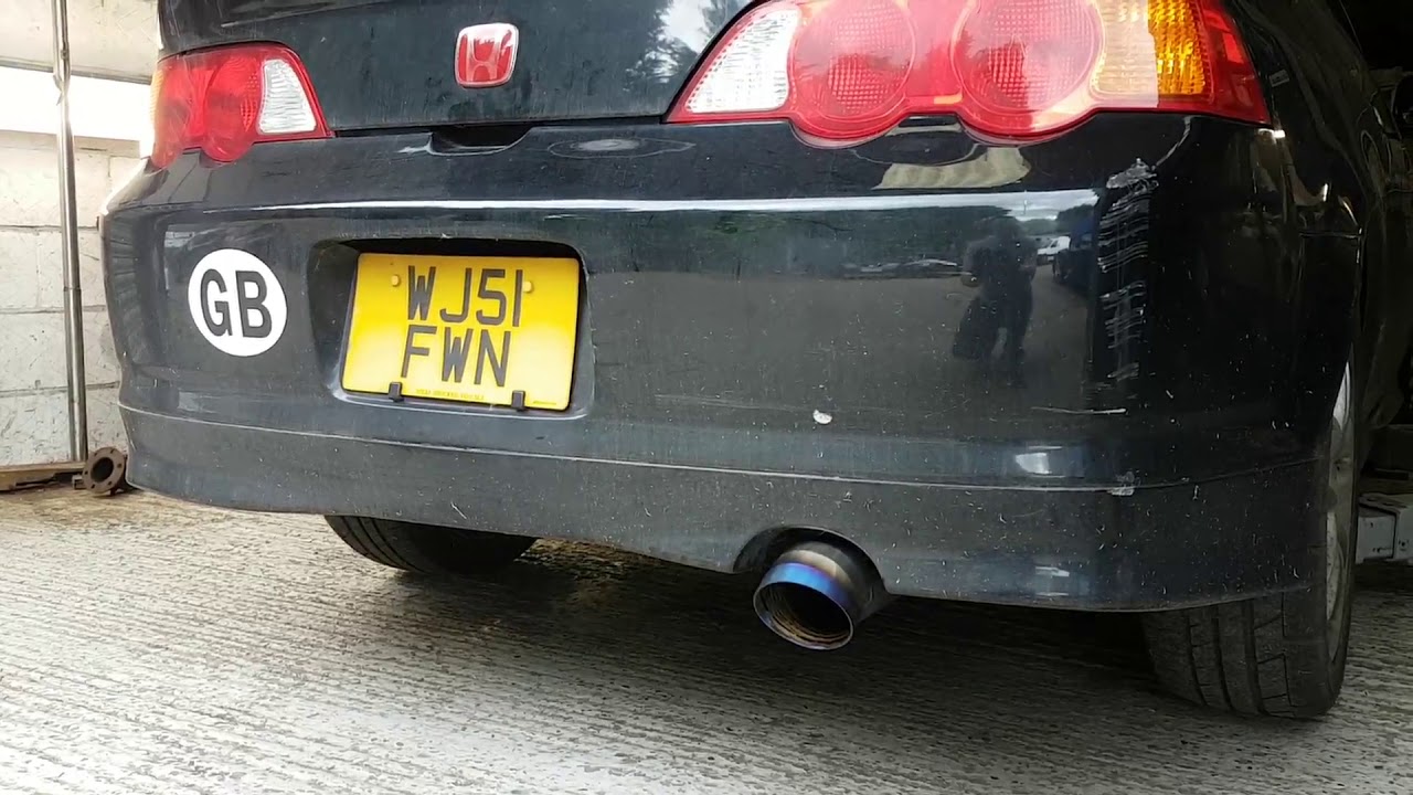 Solid Fabrications Honda Dc5 Titanium Super loud exhaust