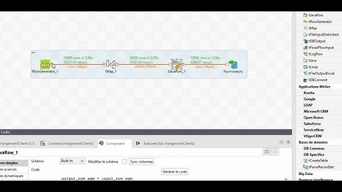 Réaliser un Import de données avec Talend.