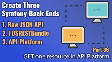 Create Three Symfony Back Ends - Part #36 - GET One Resource in API Platform
