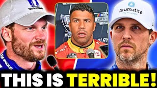 Dale Earnhardt Jr. SLAMS Denny Hamlin Over Bubba Wallace!